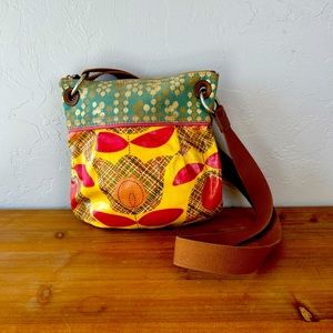 Fossil Floral Crossbody Bag